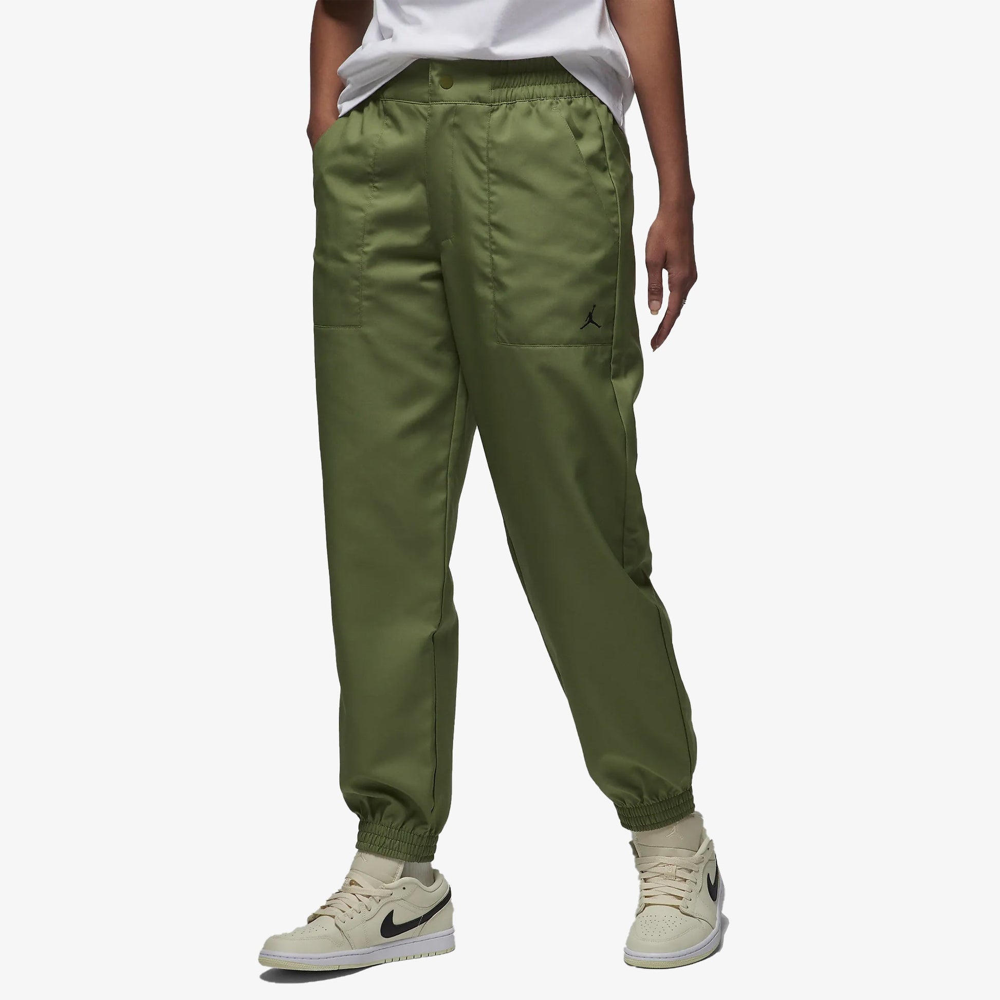 Jordan | WOVEN PANTS  { SKY J LT OLIVE/BLACK