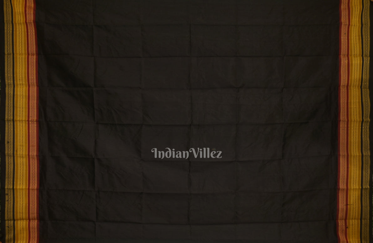 Green Kathiphera Odisha Ikat Khandua Silk Saree