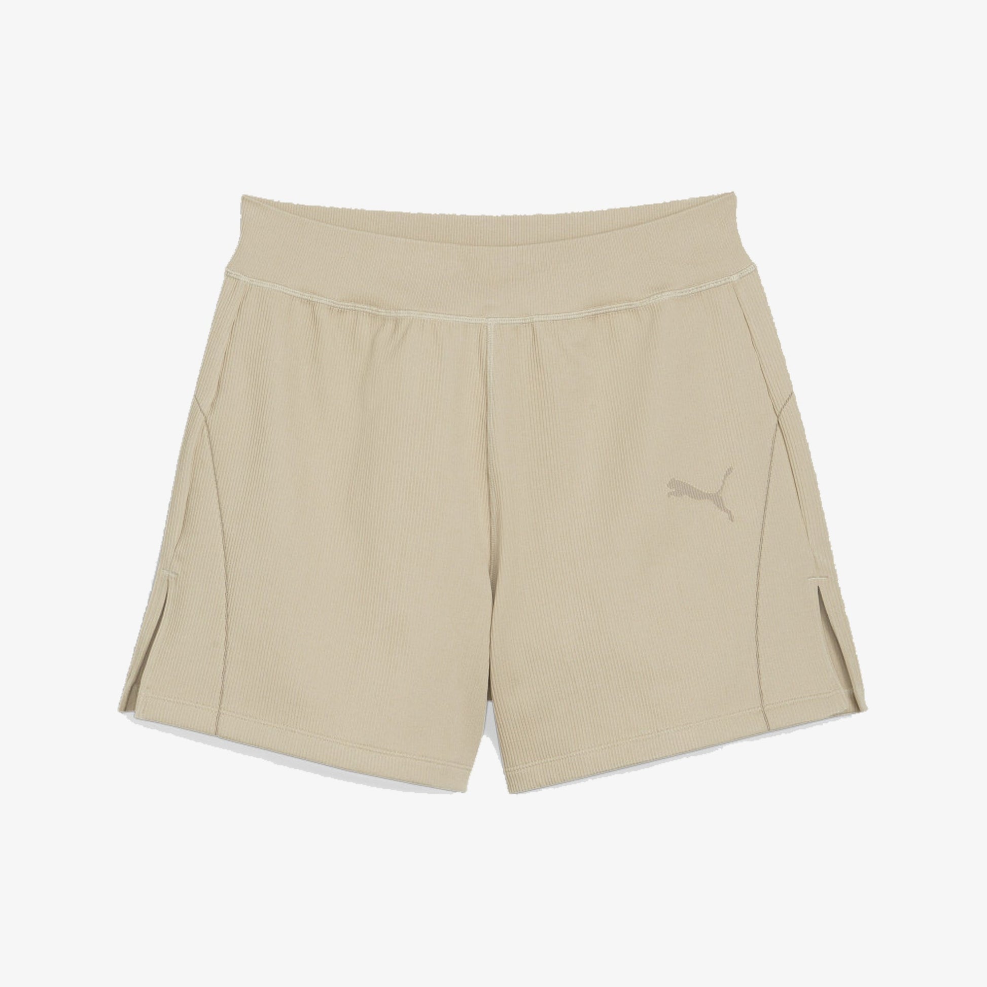 Puma | DARE TO MUTED MOTION FLARED SHORTS  { ALMOND