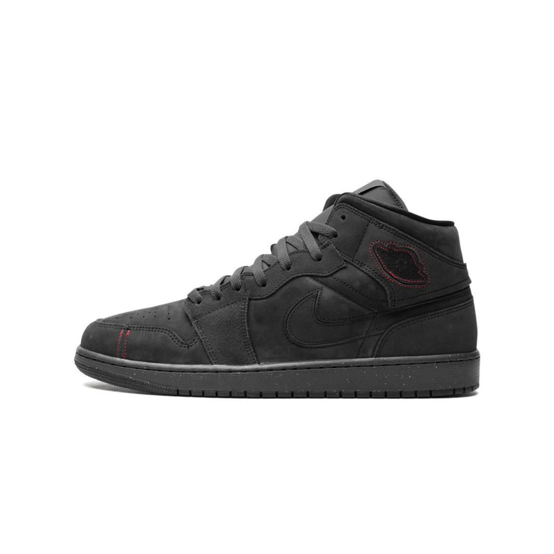 Jordan 1 Mid SE Craft Dark Smoke Red