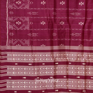 Rani Dual Tone Odisha Ikat Contemporary Silk Saree