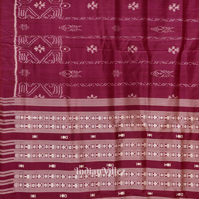 Rani Dual Tone Odisha Ikat Contemporary Silk Saree