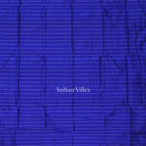 Pink Royal Blue Tribal Theme Sambalpuri Silk Saree