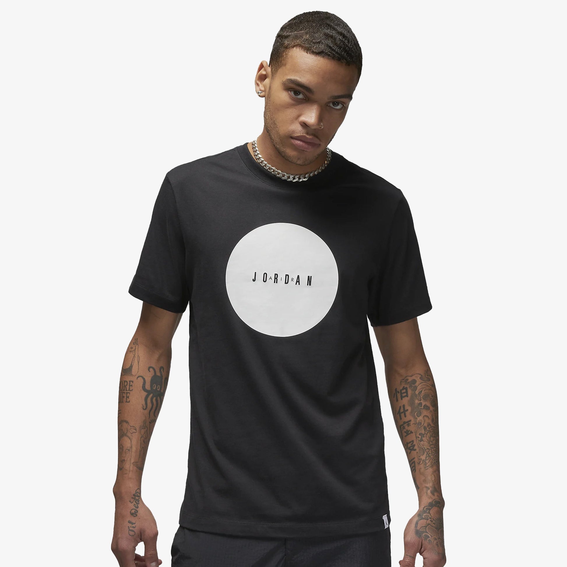 Jordan | AIR JORDAN T-SHIRT  { BLACK/WHITE