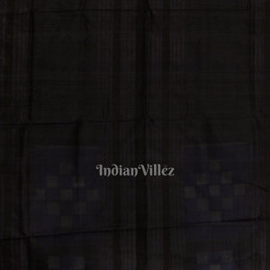Blue Black Odisha Ikat Pasapali Bichitrapuri Silk Saree