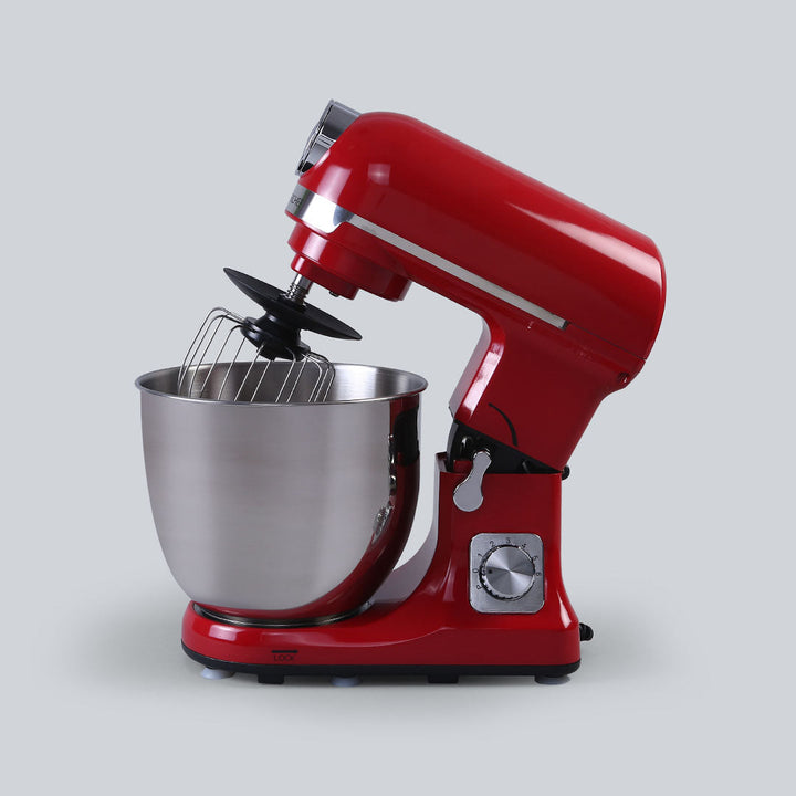 Crimson Edge Die-Cast Metal Stand Kitchen Mixer