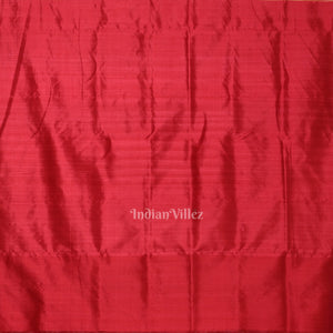 Maroon Red Tribal Theme Odisha Ikat  Khandua Silk Saree