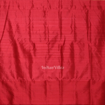 Maroon Red Tribal Theme Odisha Ikat  Khandua Silk Saree