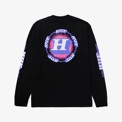 HUF | DEPENDABLE LONG SLEEVE T-SHIRT  { BLACK