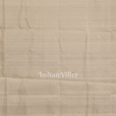 Coffee Navaratri Durga Puja Theme Hand-Painted Pattachitra Saree