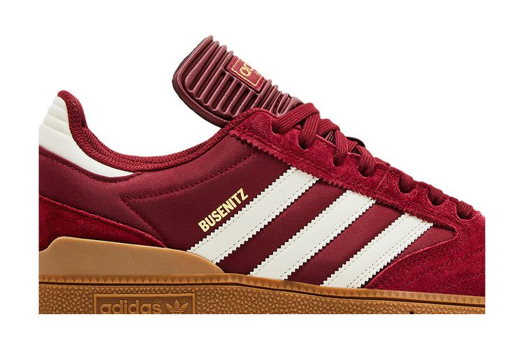 adidas Busenitz Collegiate Burgundy Chalk White Gold Metallic