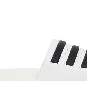 adidas Adilette Boost Slides White Black Stripes