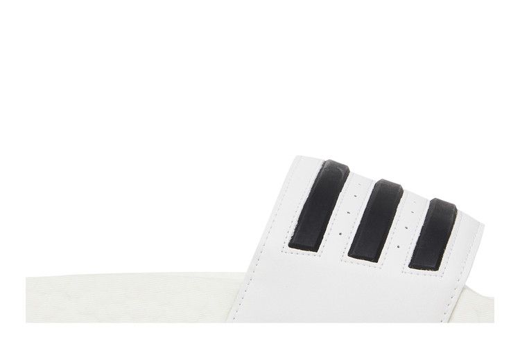 adidas Adilette Boost Slides White Black Stripes