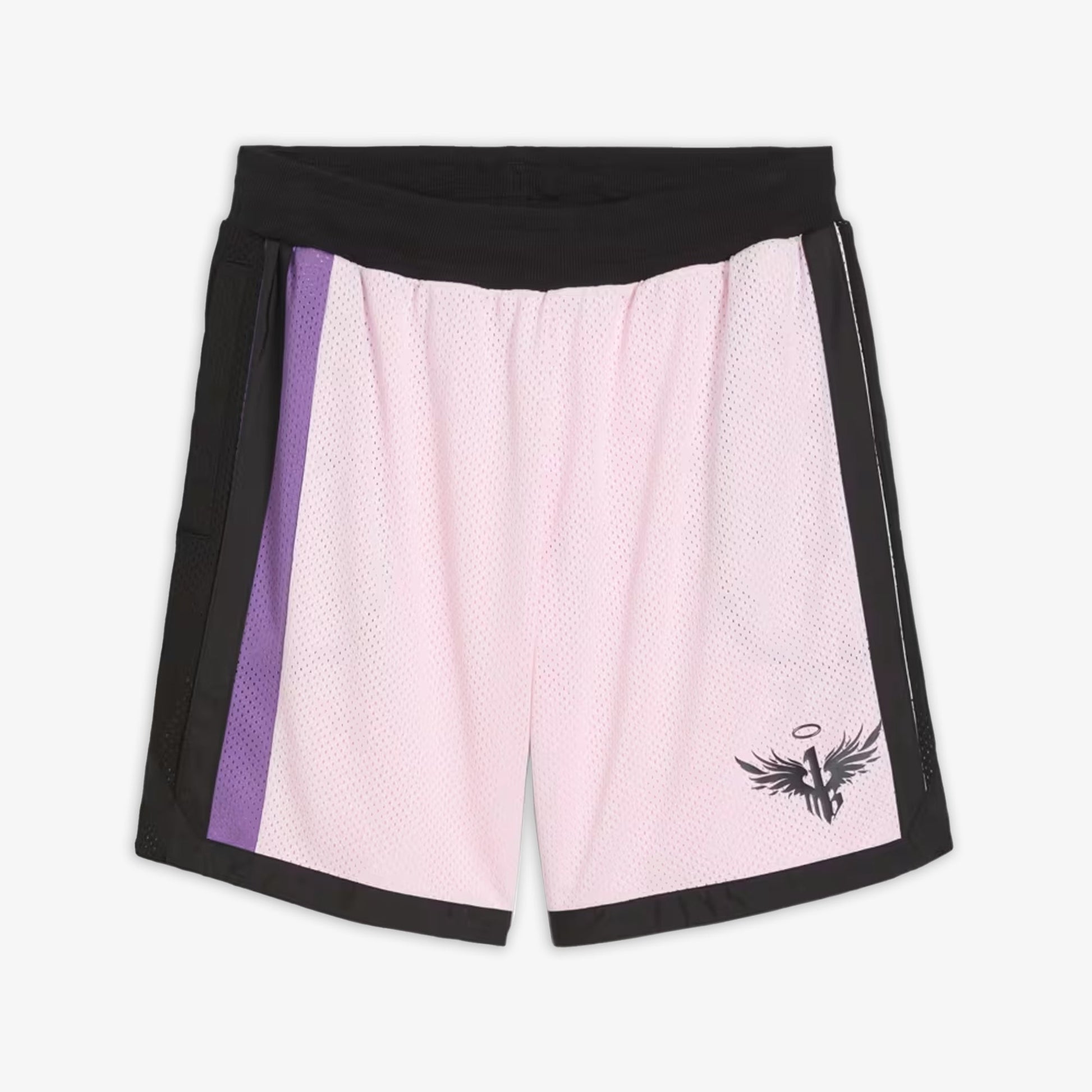 Puma | MELO IRIDESCENT MESH SHORTS  { WHISP OF PINK