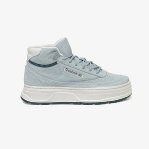 Reebok | CLUB C GEO MID  { GRAY/WHITE/WHITE