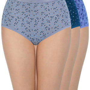 High Rise Print Full Brief Panties (Pack of 3)