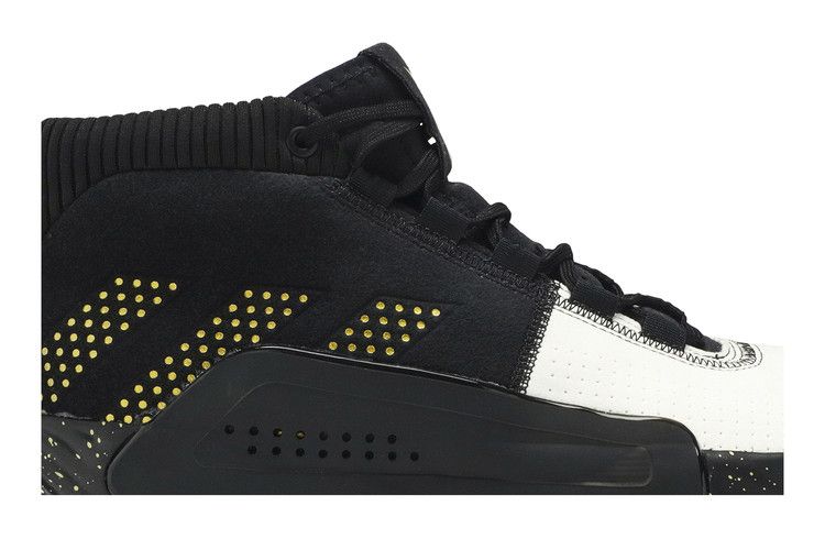 adidas Dame 5 Black Gold White