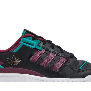 adidas Forum Exhibit Low Black Crimson Green