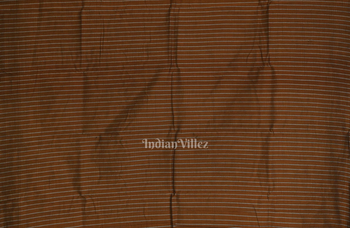 Copper Tribal Theme Odisha Ikat Sambalpuri Pure Cotton Saree