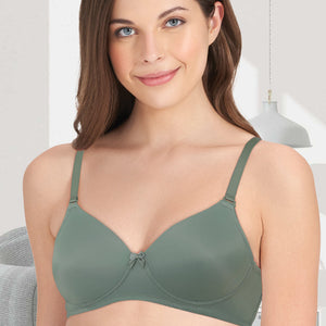 Smooth Charm Padded Non-Wired T-Shirt Bra - Cedar