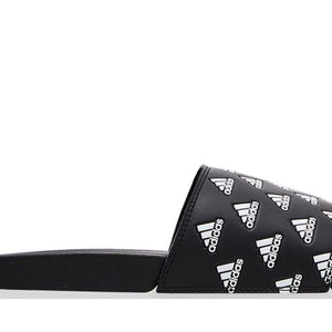 adidas Adilette Comfort Slides Print Core Black Cloud White