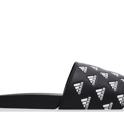 adidas Adilette Comfort Slides Print Core Black Cloud White