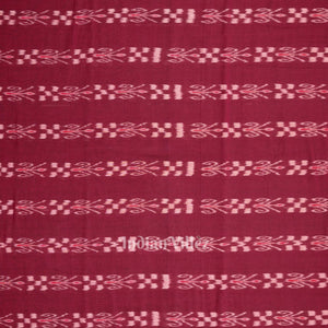 Purple Mayur Chandrika Sambalpuri Ikat Cotton Fabric