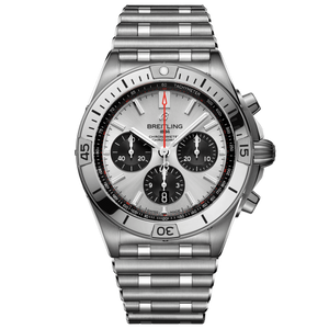 Breitling Chronomat B01 Silver Dial Men 42mm