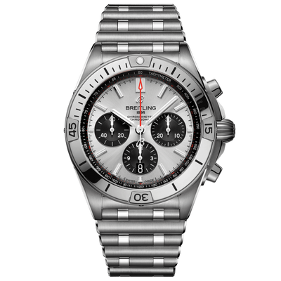 Breitling Chronomat B01 Silver Dial Men 42mm