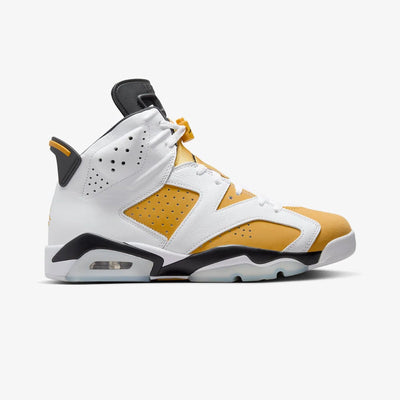Jordan | AIR JORDAN 6 RETRO  { WHITE/YELLOW OCHRE-BLACK