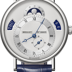 Breguet Classique Calendar Silver Dial Men 39 mm