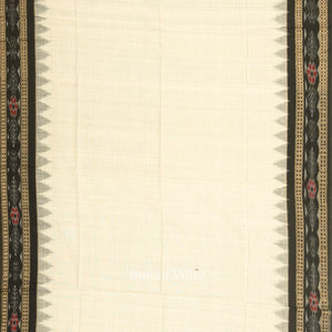 Black Ashwini Odisha Ikat Sambalpuri Dress Set & Dupatta