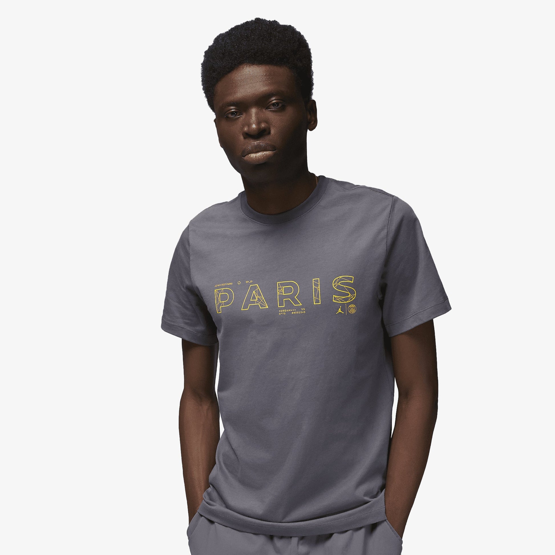 Jordan | PARIS SAINT -GERMAIN  { LT GRAPHITE/TOUR YELLOW