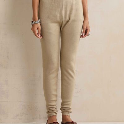 trueBrowns Beige Woollen Leggings