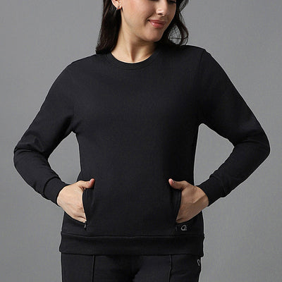 Essential Fleece Sweatshirt - Black