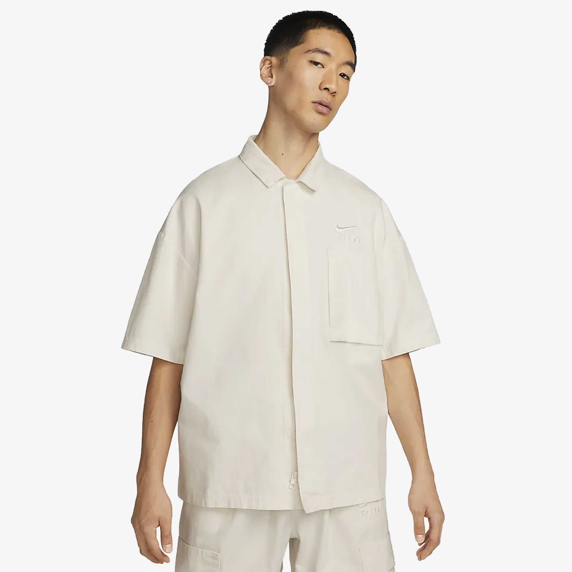 Nike | SPORTSWEAR AIR WOVEN OVER-SHIRT TOP  { SAIL/SAIL