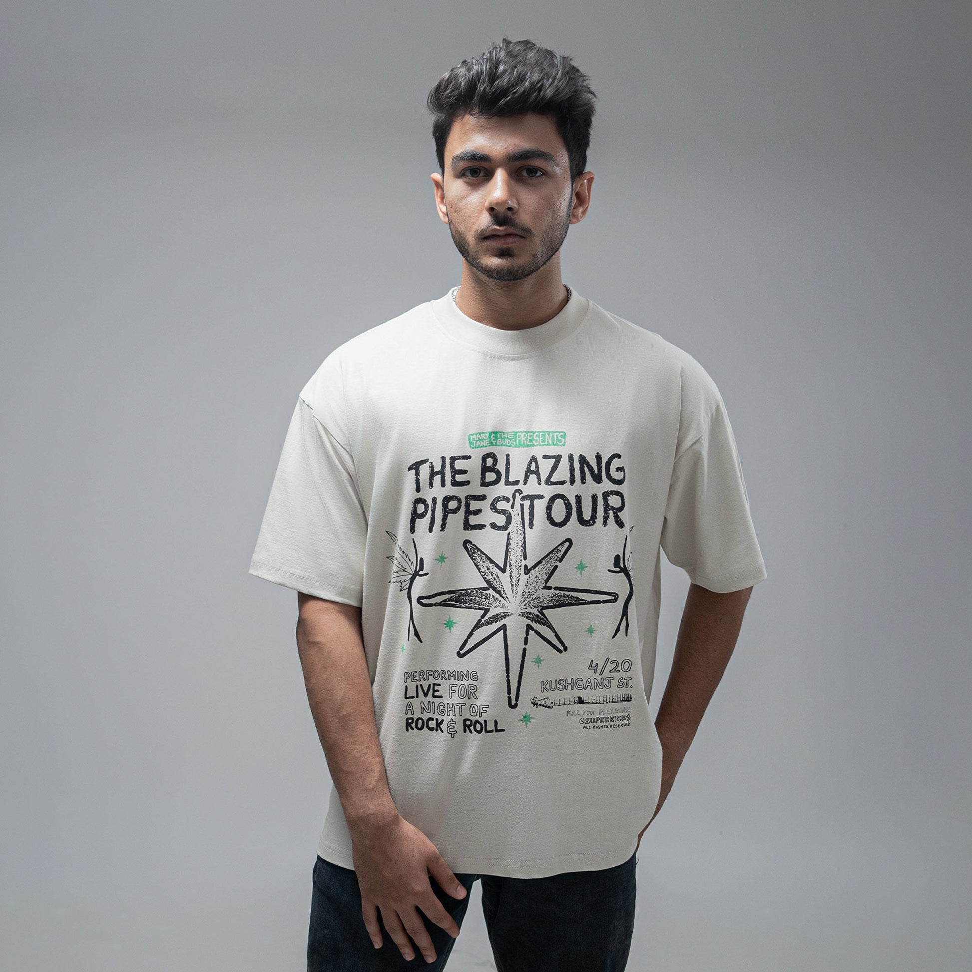 Superkicks | MJ & THE BUDS  { BAND TEE
