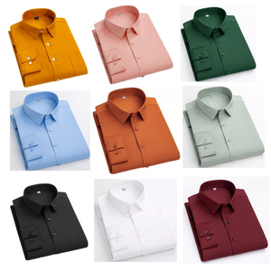Pick any 3 Premium Cotton Solid Shirt for Man