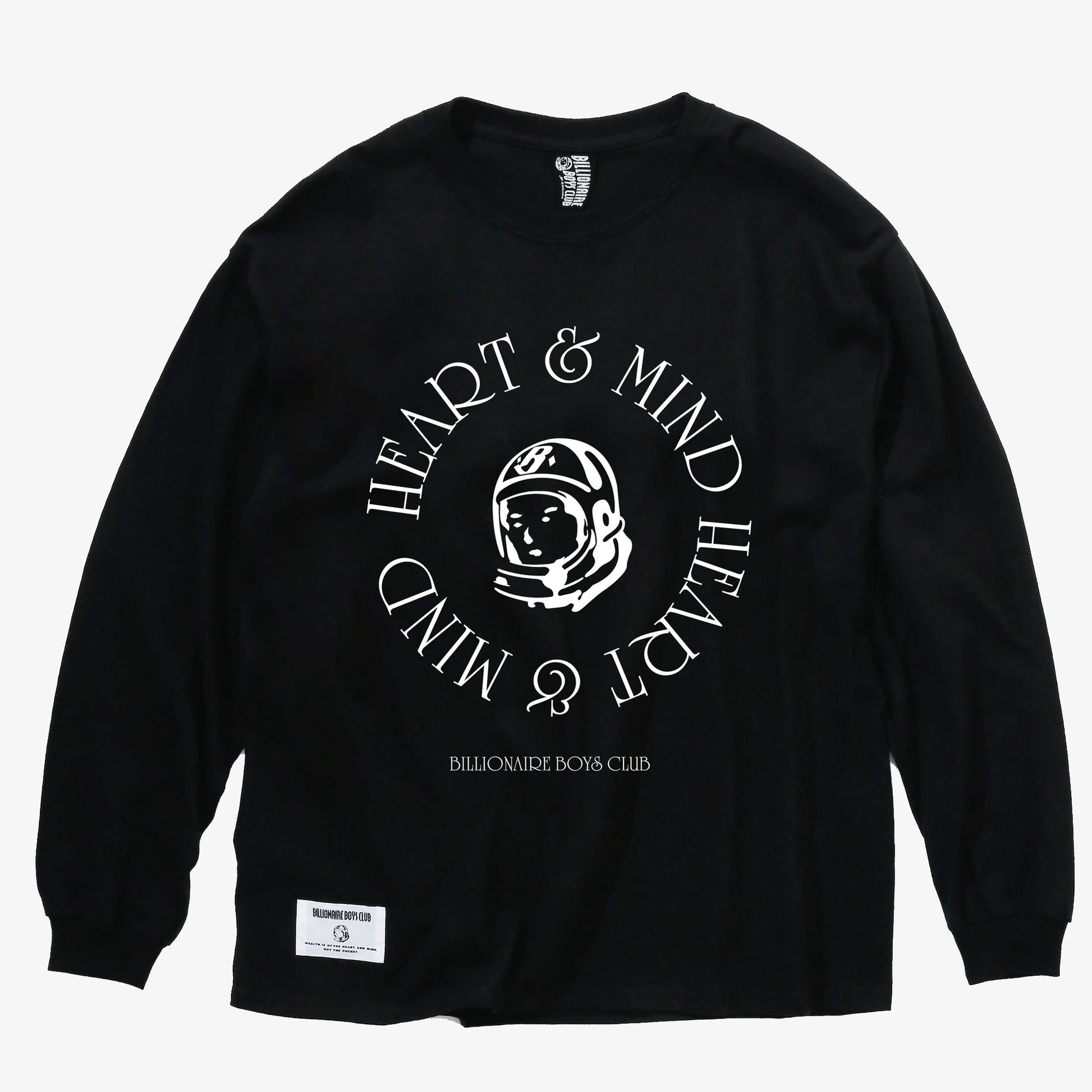 Billionaire Boys Club | HEART & MIND LS TEE  { BLACK