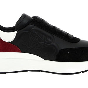 Alexander Mcqueen Sprint Runner Black White Red