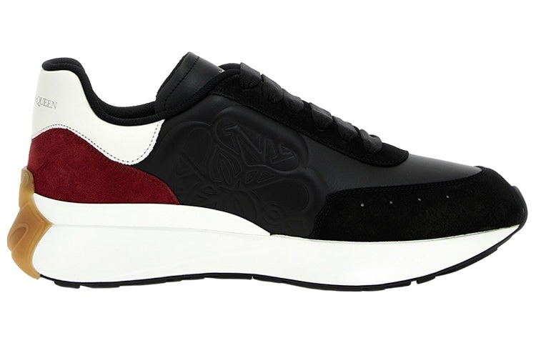 Alexander Mcqueen Sprint Runner Black White Red