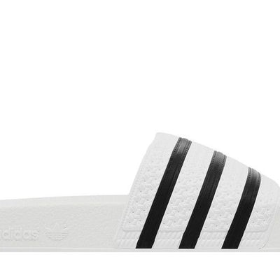 adidas Adilette White Core Black White