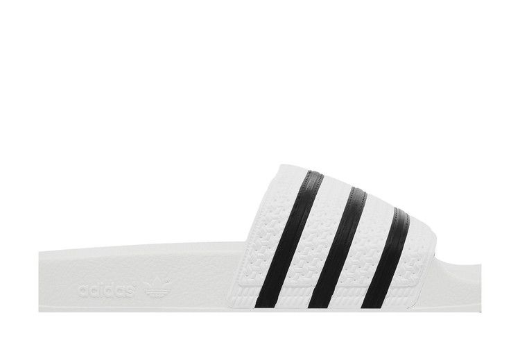 adidas Adilette White Core Black White