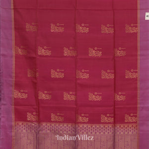 Rani Pink Pure Kanjivaram Soft Silk Saree