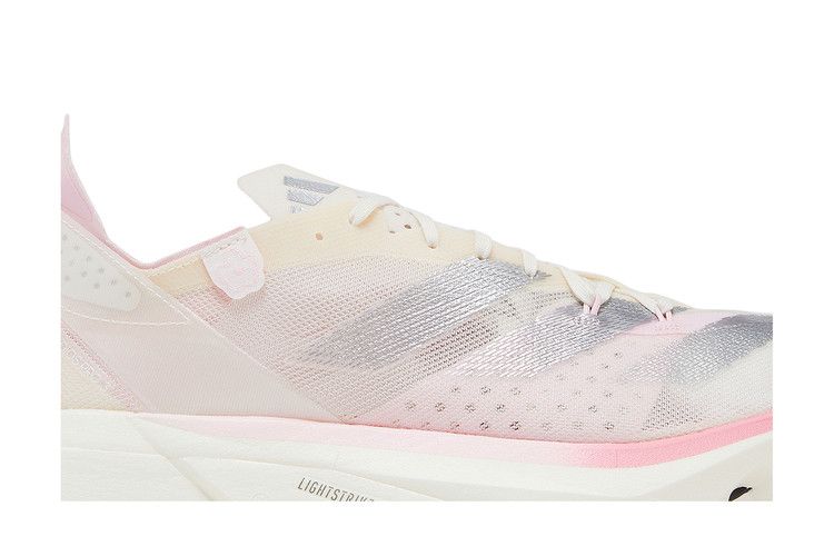adidas Adizero Adios Pro 3 Chalk White Silver Metallic Clear Pink