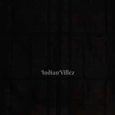 Yellow Black Odisha Ikat Pasapali Bichitrapuri Silk Saree