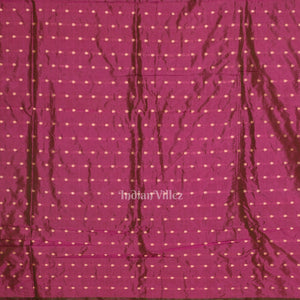 Rani Magenta Dual Tone Pure Banarasi Katan Silk Saree with Zardosi Work