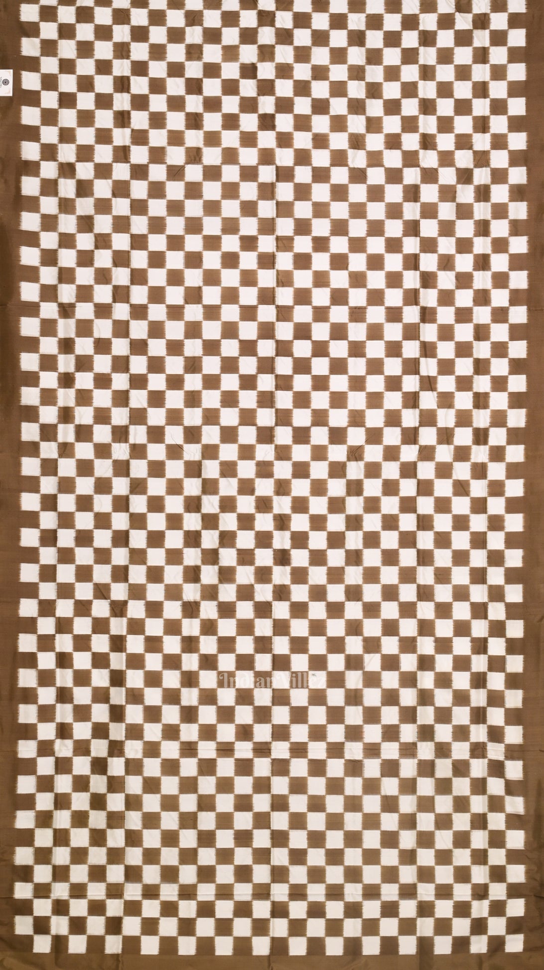 Olive Green Black Pasapali Sambalpuri Ikat Silk Saree