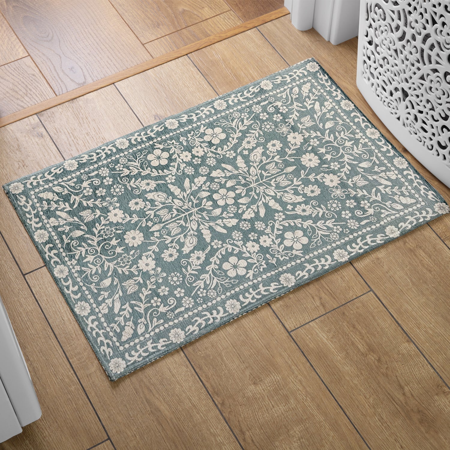 Digital Printed Premium Chenille Floor Carpet Mat, Super Soft Rug with Anti-Skid Backing, Modern Persian Carpet - CR002