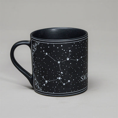 Black - Ceramic Sunsign Theme Coffee Mug Sagittarius (350ml)